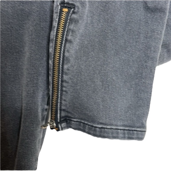 James Jeans Dylan Vintage Black Skinny Distressed Jeans Women Size 26 - Picture 3 of 6